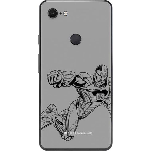DC Comics Cyborg Comic Pop Google Pixel 3 XL Skin